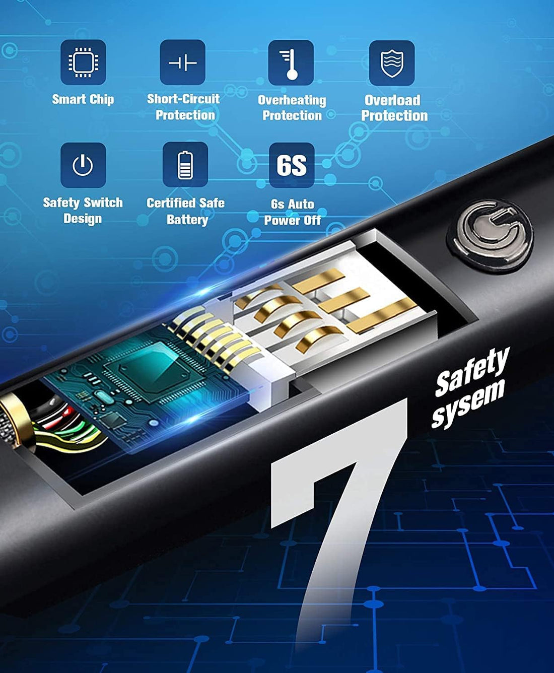 Rechargeable USB Electric Arc Lighter