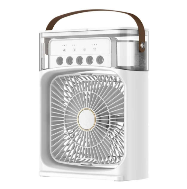 Portable Humidifier Air Cooler Mist Fan Mini Cooler with 3 Speed Mode