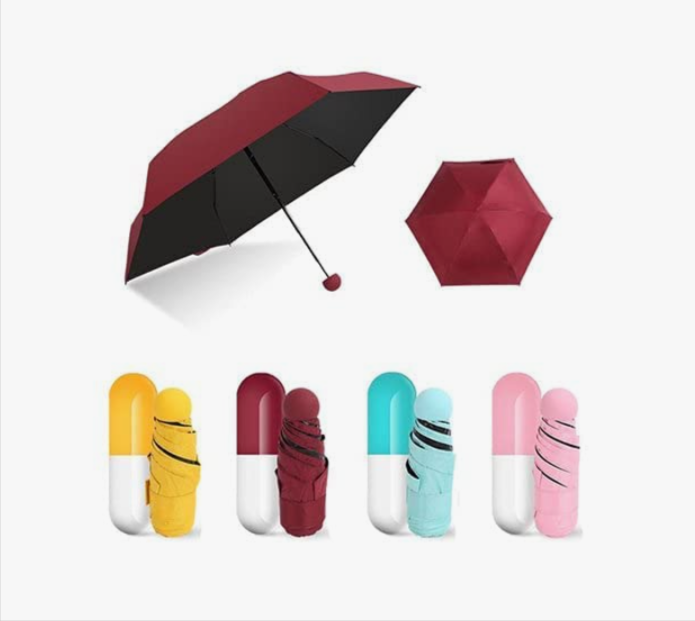 Mini Foldable Capsule Umbrella
