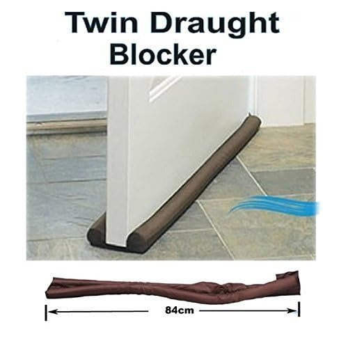 Door Stopper Bottom Strip, Bottom Sealing Strip, Twin Draft Stopper, Gap Filler (Pack of 6)