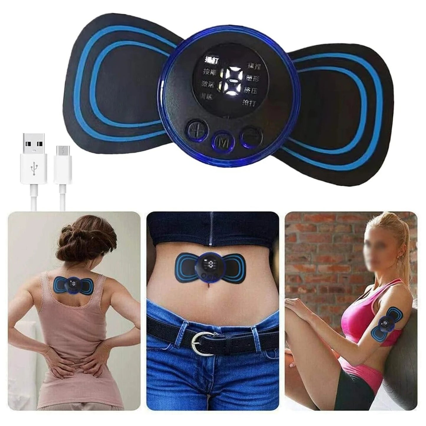 Portable Usb Electric Neck Massager ☑️
