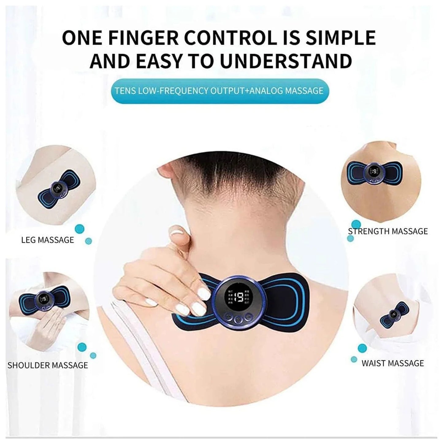 Portable Usb Electric Neck Massager ☑️