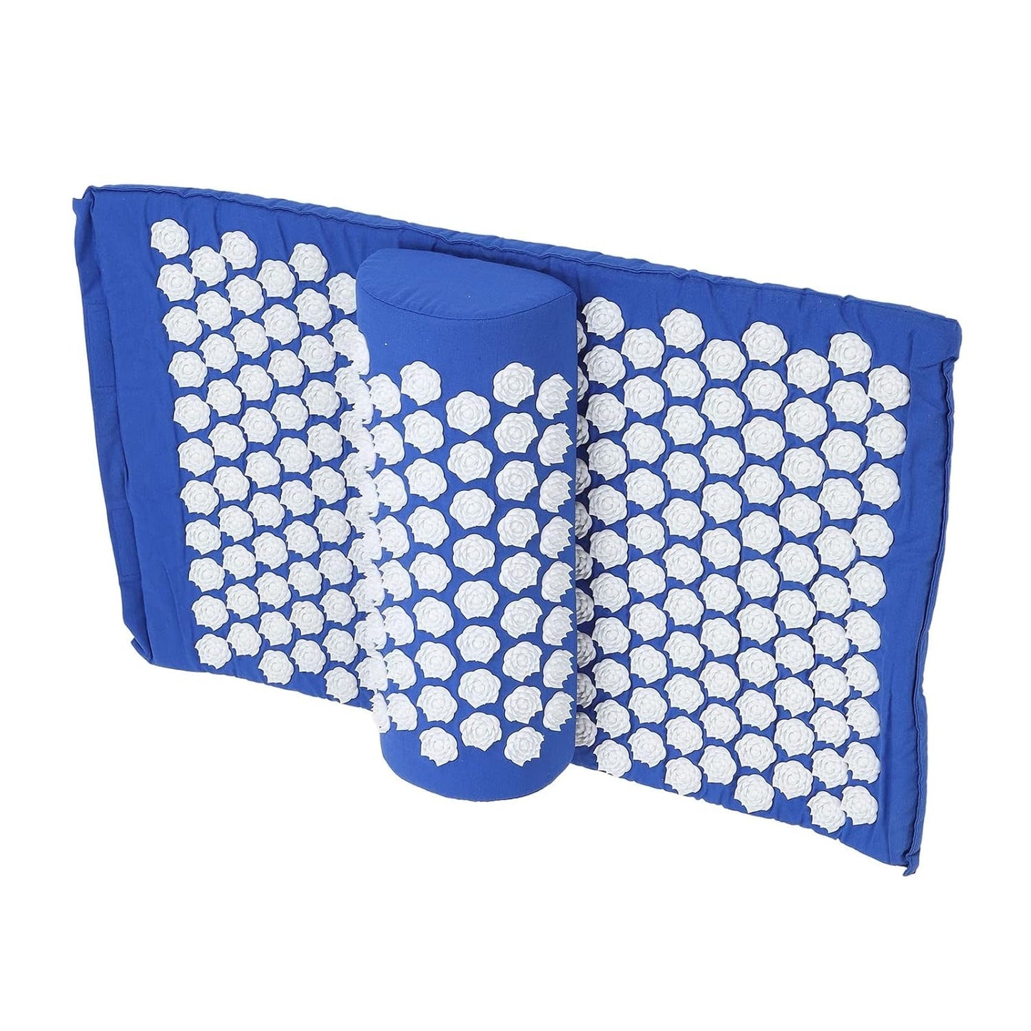 Acupressure Mat and Pillow Set for Back/Neck Pain Relief and Muscle Relaxation