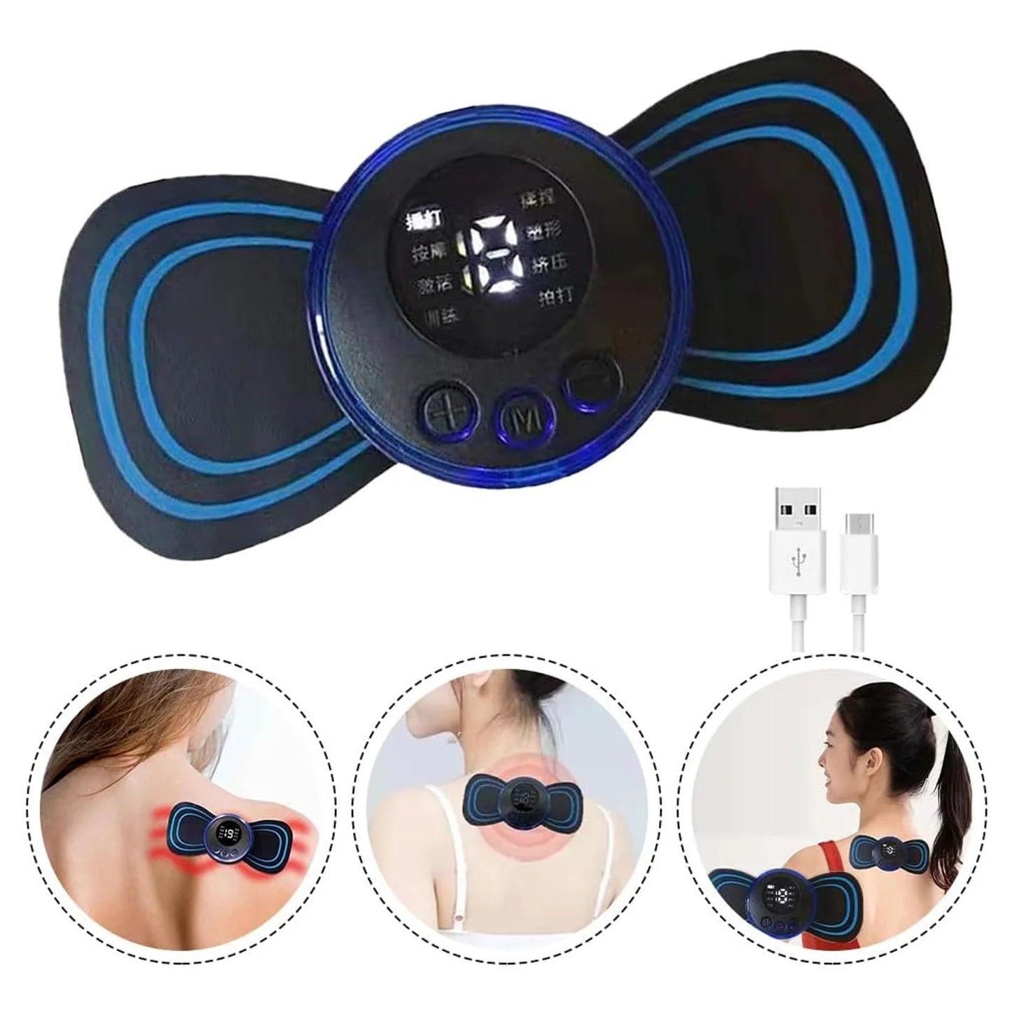 Portable Usb Electric Neck Massager ☑️