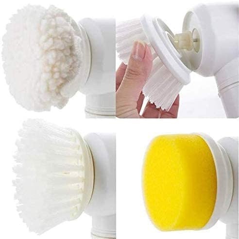 5 In 1 Electric Cleaning Magic Brush Multifunctional Spin Cleaner Brush