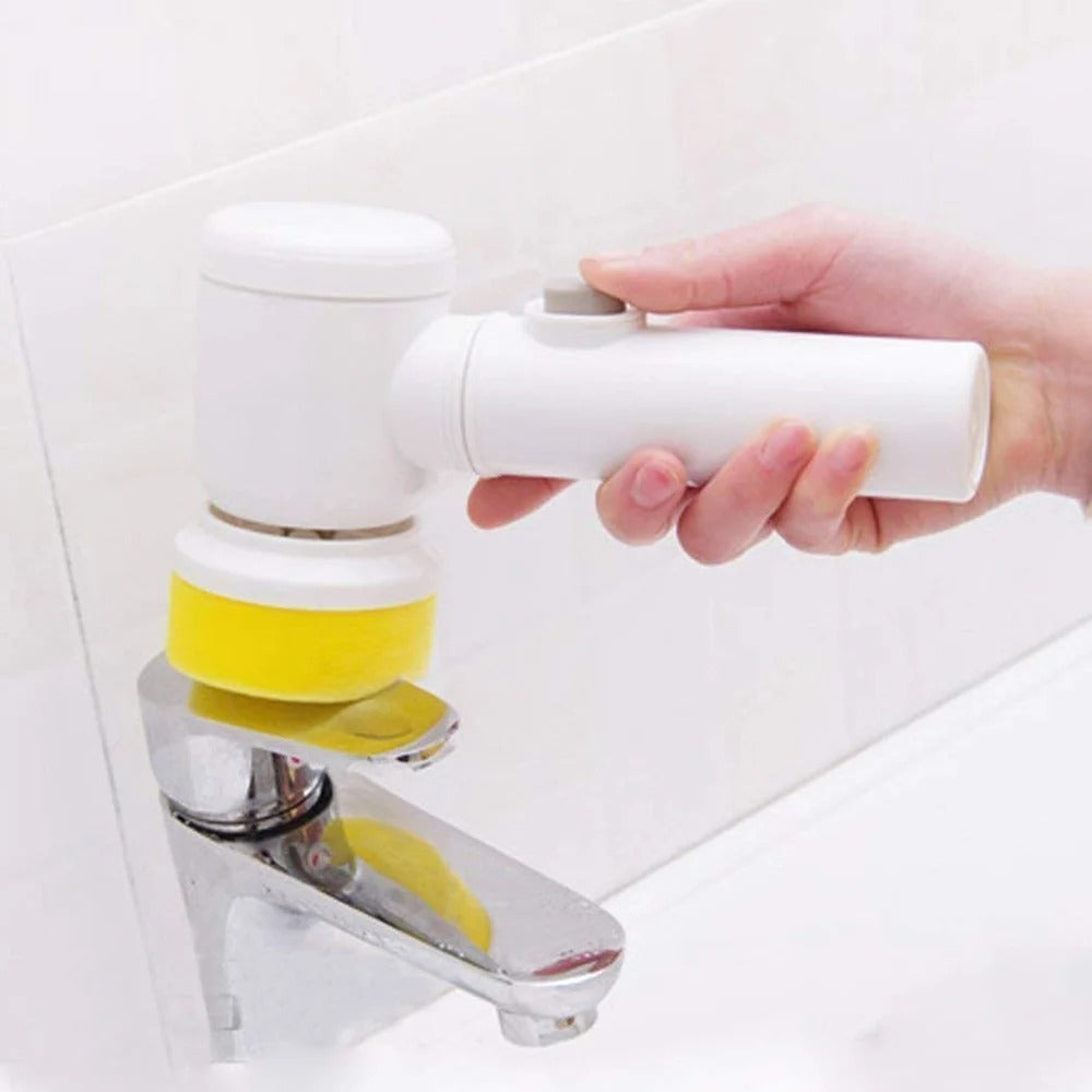 5 In 1 Electric Cleaning Magic Brush Multifunctional Spin Cleaner Brush
