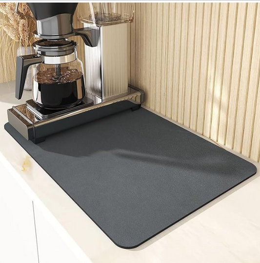 Kitchen Dish Drying Mat – Microfiber & Water Absorbent