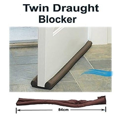 Door Stopper Bottom Strip, Bottom Sealing Strip, Twin Draft Stopper, Gap Filler (Pack of 6)
